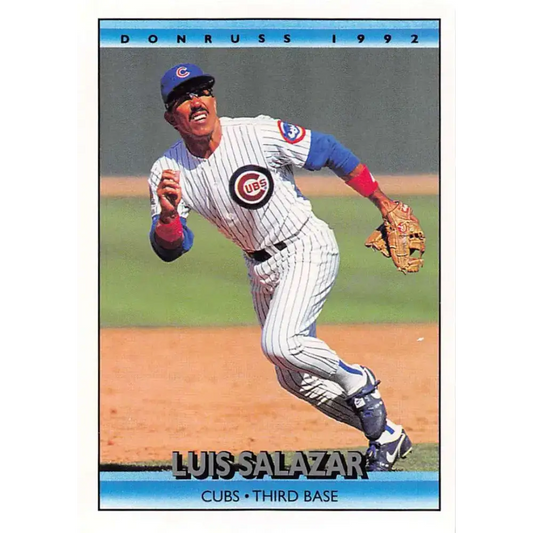 1992 Donruss #152 Luis Salazar NM-MT Chicago Cubs Baseball Card - Baseball Card Single