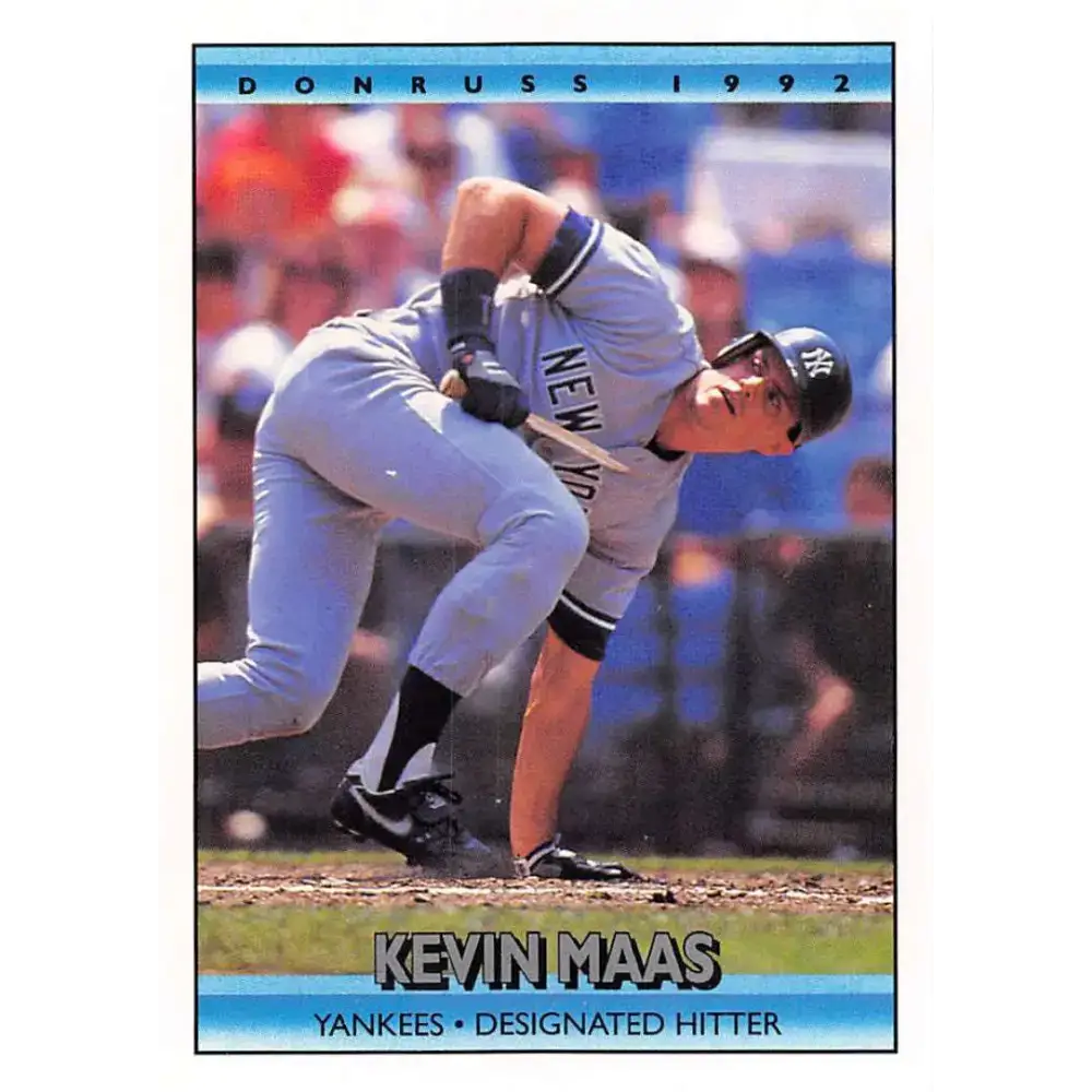 1992 Donruss #153 Kevin Maas NM-MT New York Yankees Baseball Card - Baseball Card Single