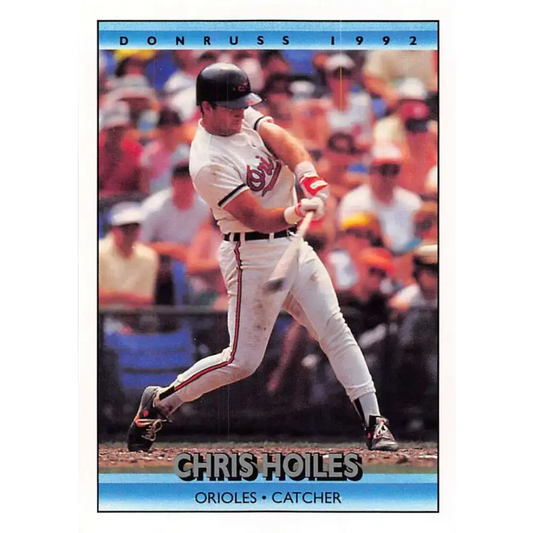 1992 Donruss #156 Chris Hoiles NM-MT Baltimore Orioles Baseball Card - Baseball Card Single