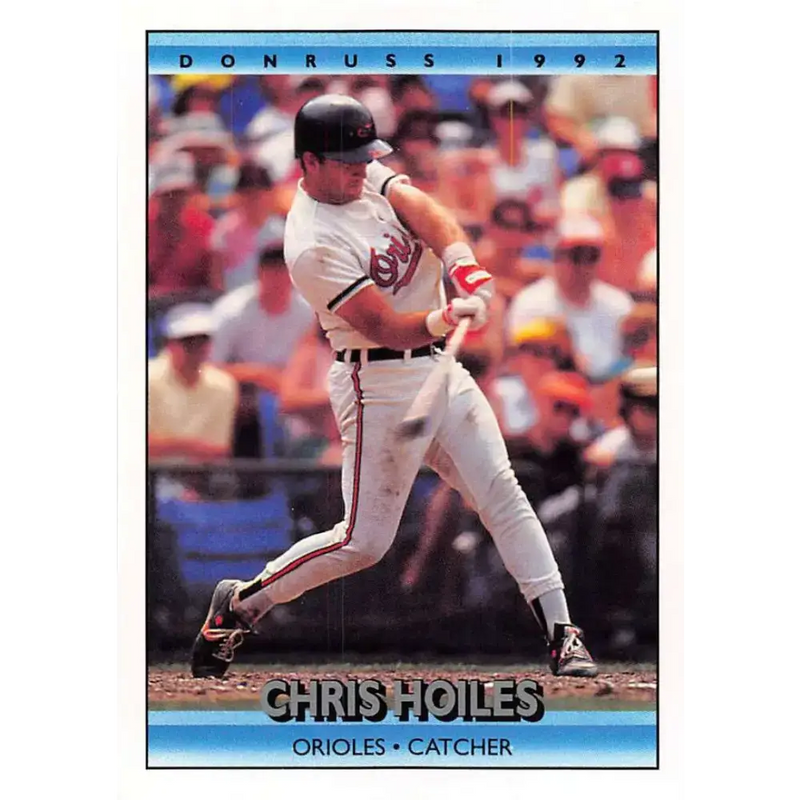 1992 Donruss #156 Chris Hoiles NM-MT Baltimore Orioles Baseball Card - Baseball Card Single