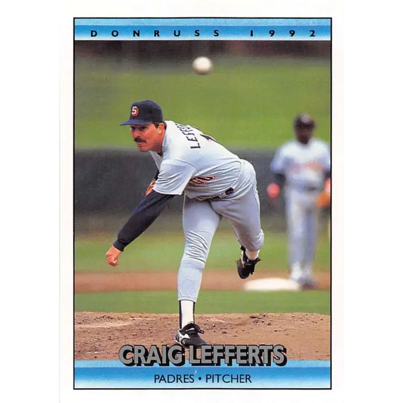 1992 Donruss #162 Craig Lefferts NM-MT San Diego Padres Baseball Card - Baseball Card Single