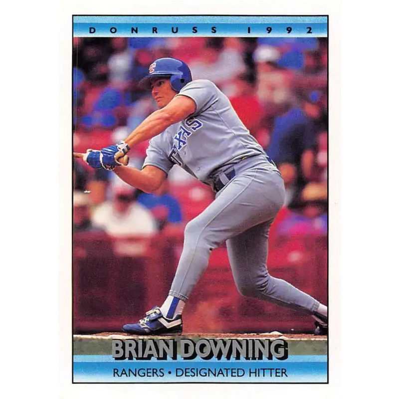 1992 Donruss #167 Brian Downing NM-MT Texas Rangers Baseball Card - Baseball Card Single