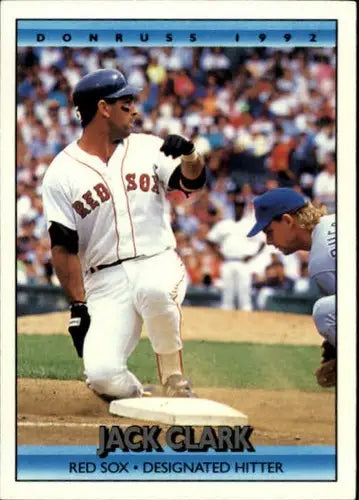 Original gloss of Jack Clark baseball card from 1992 Donruss Simply Sandoval collection