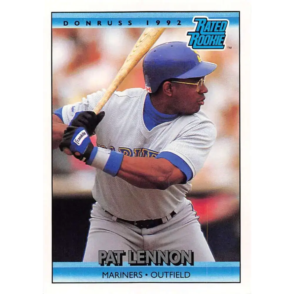 1992 Donruss #17 Pat Lennon RR NM-MT Seattle Mariners Baseball Card - Baseball Card Single