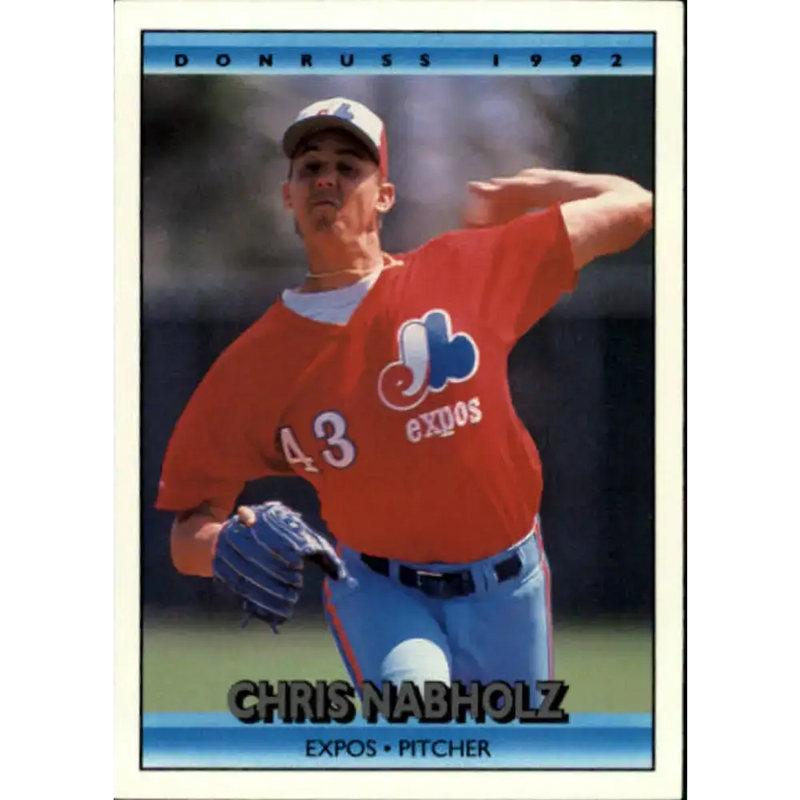 1992 Donruss #170 Chris Nabholz NM-MT Montreal Expos Baseball Card - Baseball Card Single
