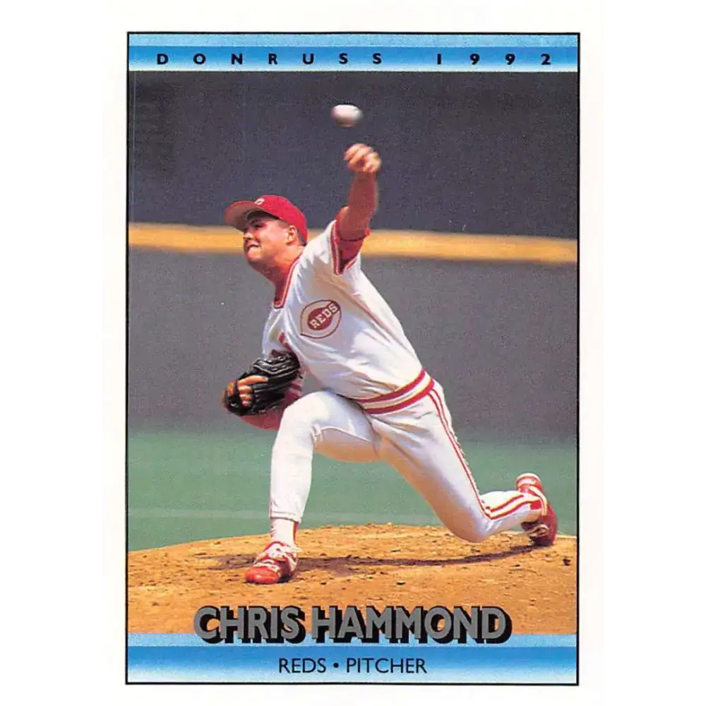 1992 Donruss #172 Chris Hammond NM-MT Cincinnati Reds Baseball Card - Baseball Card Single