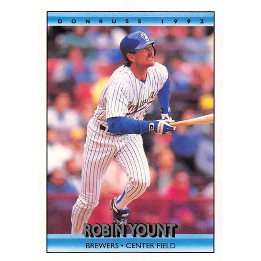1992 Donruss #173 Robin Yount NM-MT Milwaukee Brewers Baseball Card - Baseball Card Single