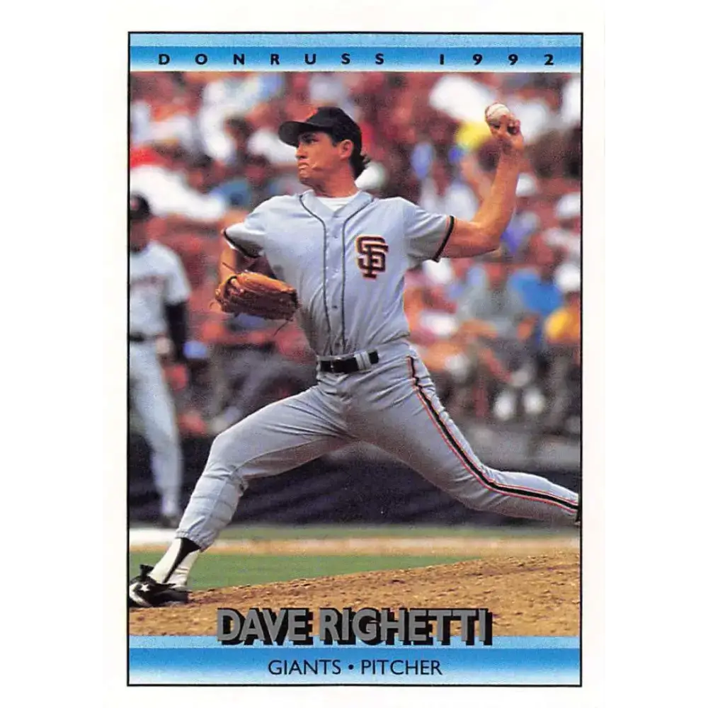1992 Donruss #174 Dave Righetti NM-MT San Francisco Giants Baseball Card - Baseball Card Single