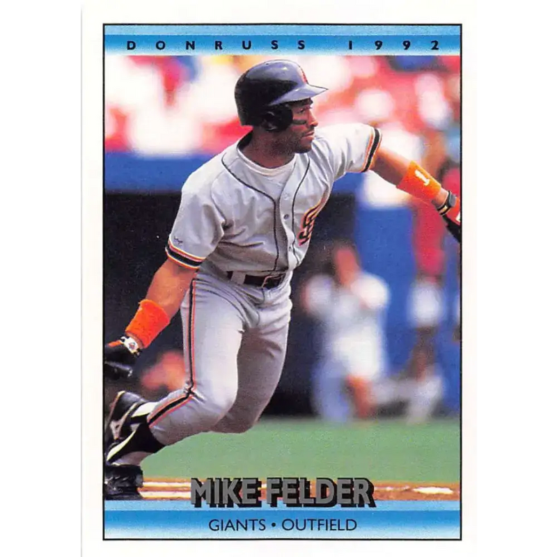 1992 Donruss #182 Mike Felder NM-MT San Francisco Giants Baseball Card - Baseball Card Single