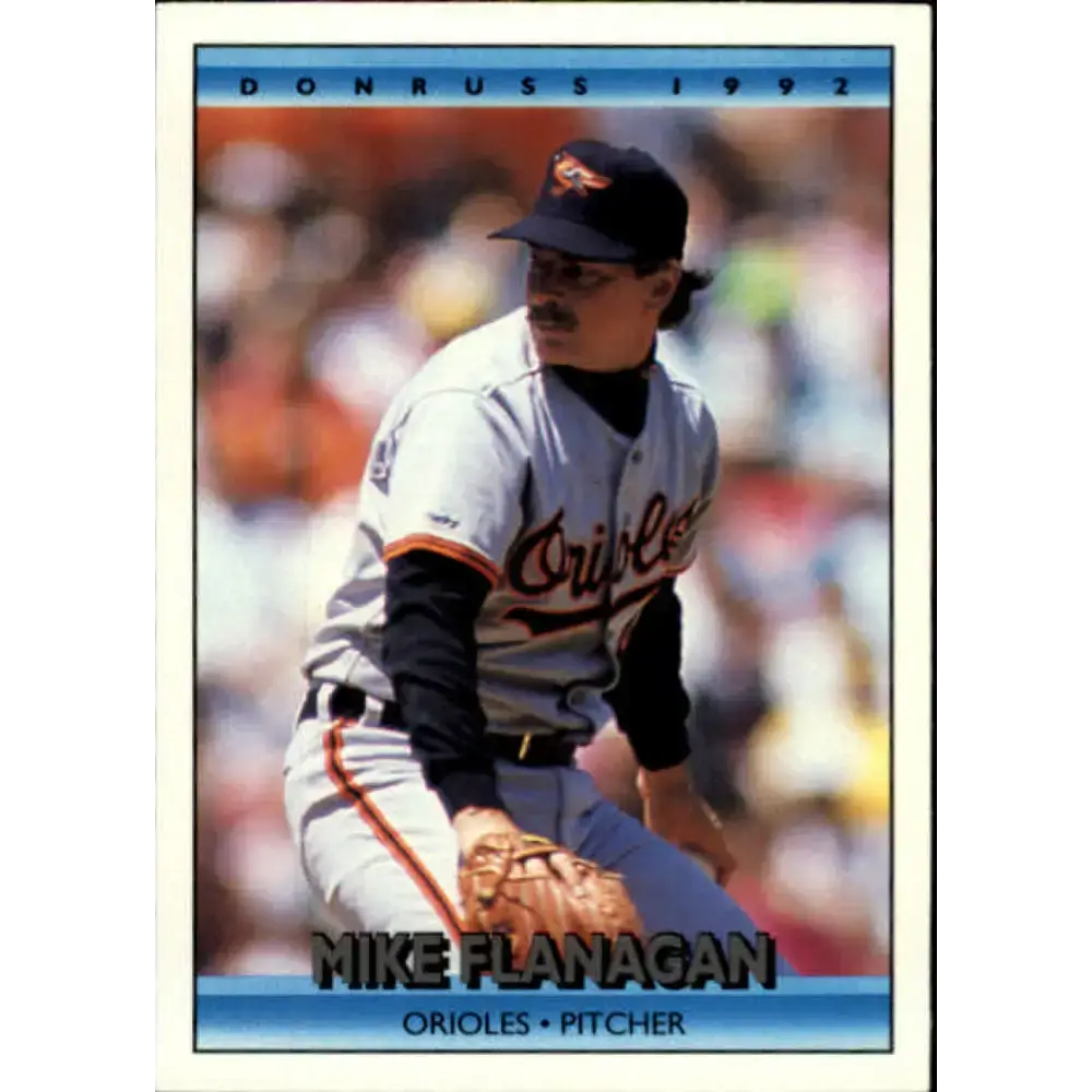 1992 Donruss #196 Mike Flanagan NM-MT Baltimore Orioles Baseball Card - Baseball Card Single