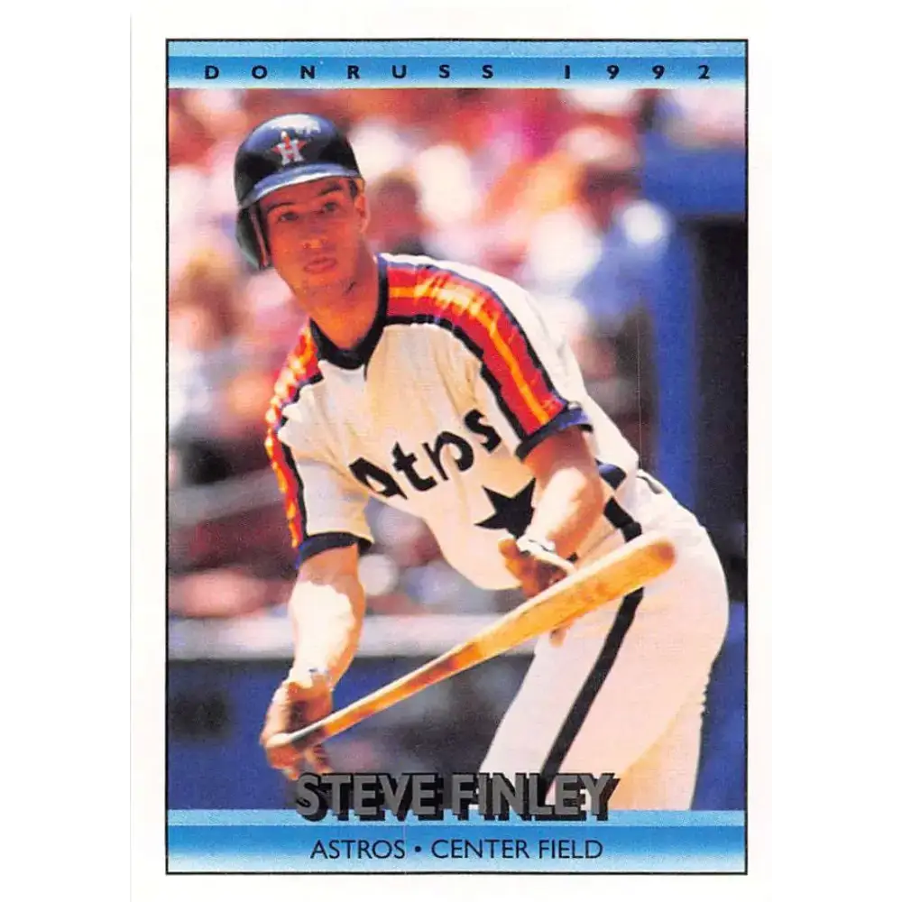 1992 Donruss #197 Steve Finley NM-MT Houston Astros Baseball Card - Baseball Card Single