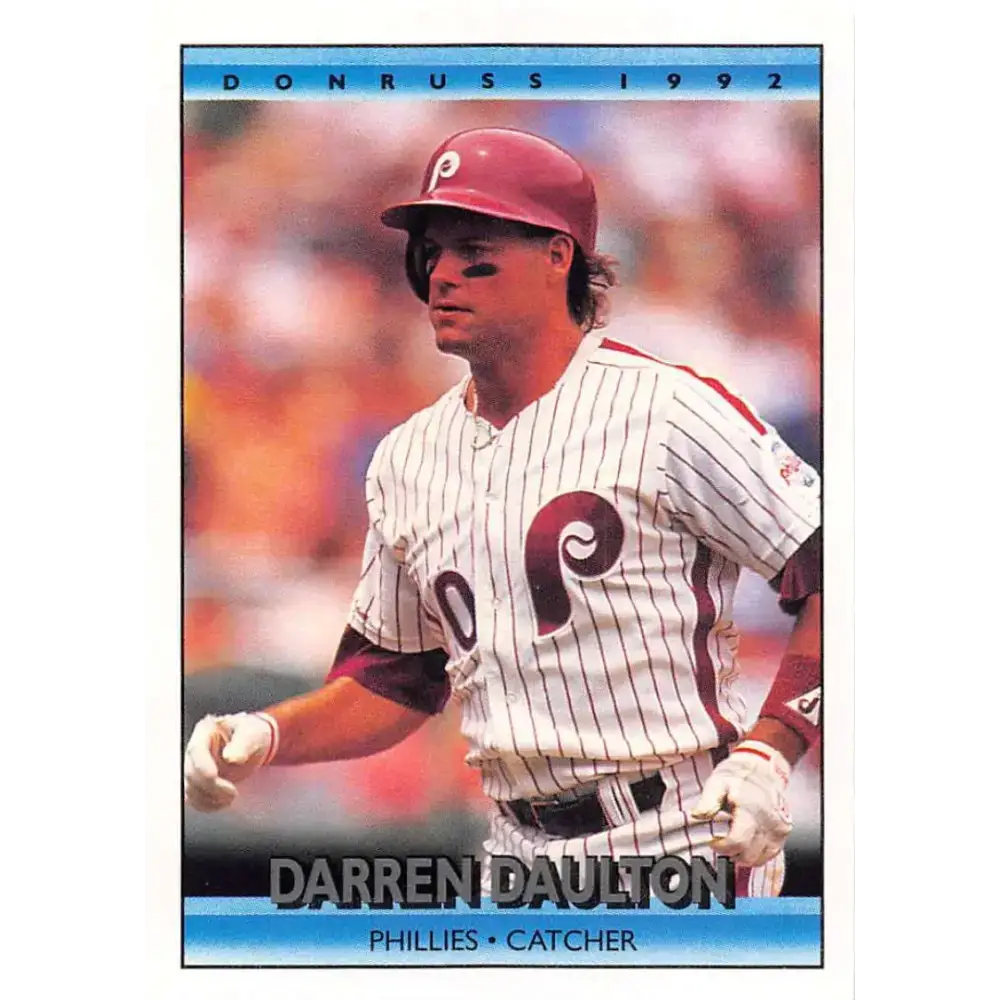 1992 Donruss #198 Darren Daulton NM-MT Philadelphia Phillies Baseball Card - Baseball Card Single