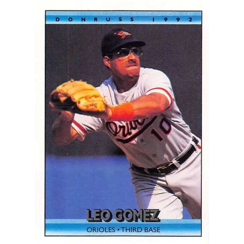 1992 Donruss #199 Leo Gomez NM-MT Baltimore Orioles Baseball Card - Baseball Card Single