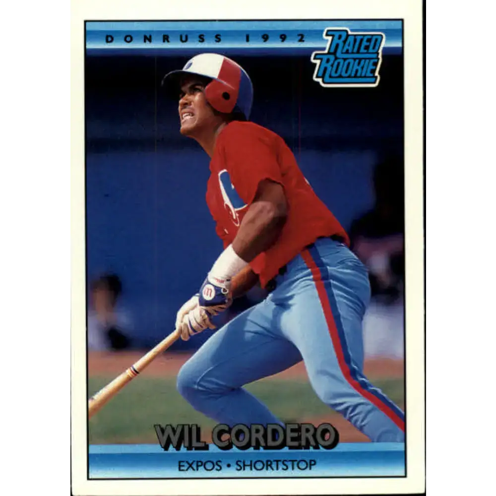 1992 Donruss #2 Wil Cordero RR NM-MT Montreal Expos Baseball Card - Baseball Card Single
