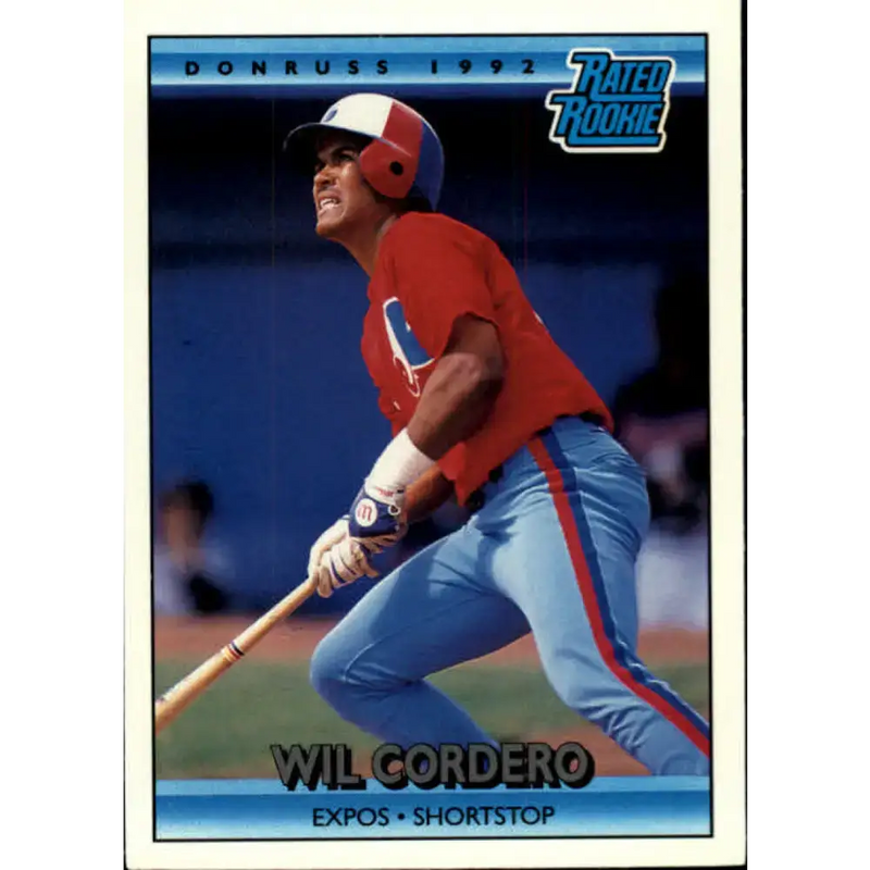 1992 Donruss #2 Wil Cordero RR NM-MT Montreal Expos Baseball Card - Baseball Card Single