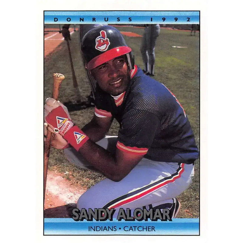 1992 Donruss #203 Sandy Alomar Jr. NM-MT Cleveland Indians Baseball Card - Baseball Card Single