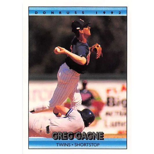 1992 Donruss #204 Greg Gagne NM-MT Minnesota Twins Baseball Card - Baseball Card Single