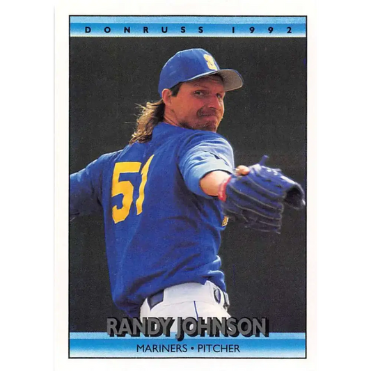 1992 Donruss #207 Randy Johnson NM-MT Seattle Mariners Baseball Card - Baseball Card Single