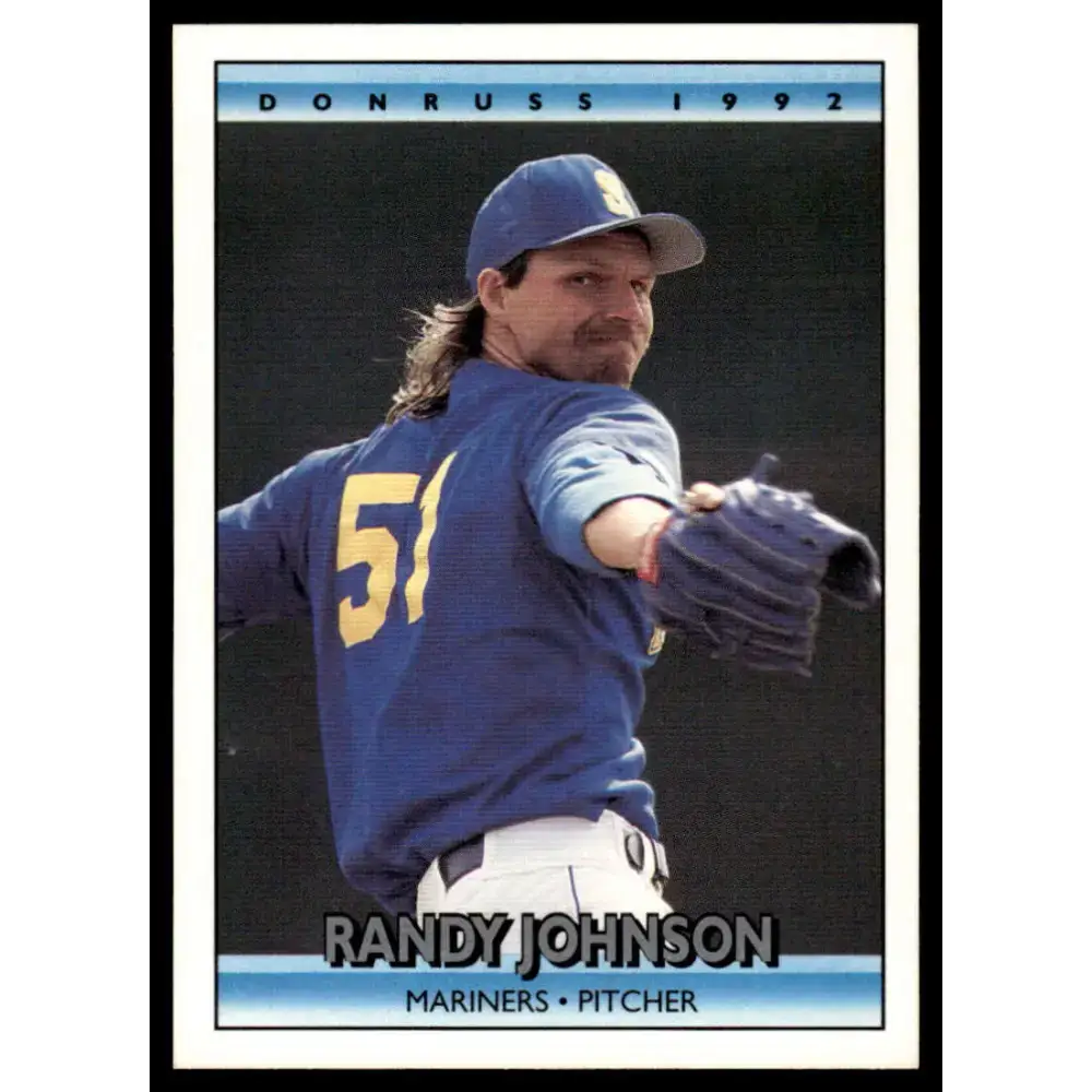 1992 Donruss #207 Randy Johnson NM-MT Seattle Mariners Baseball Card - Baseball Card Single