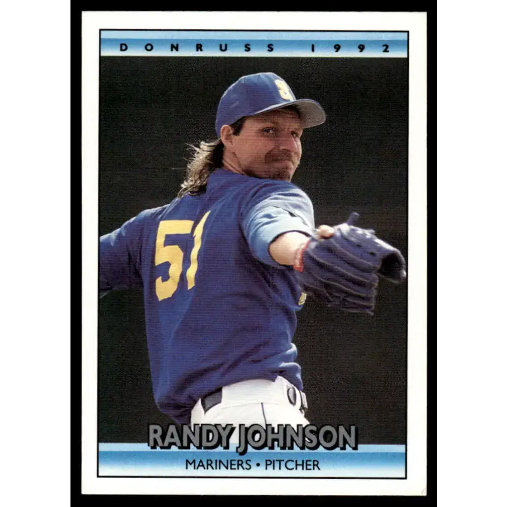 1992 Donruss #207 Randy Johnson NM-MT Seattle Mariners Baseball Card - Baseball Card Single