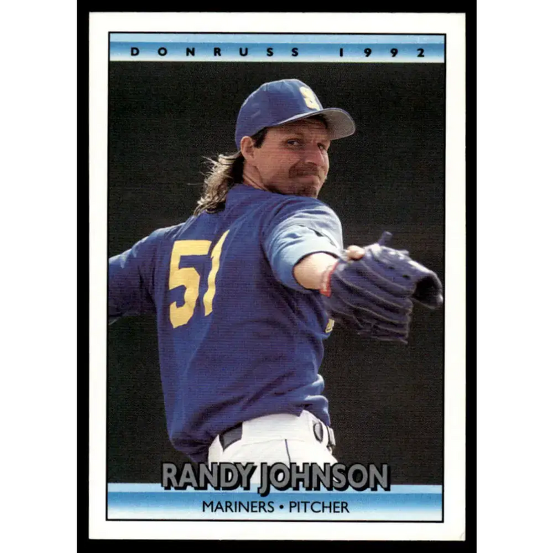 1992 Donruss #207 Randy Johnson NM-MT Seattle Mariners Baseball Card - Baseball Card Single