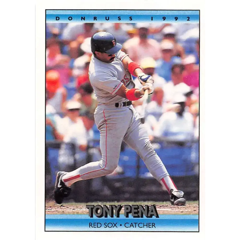 1992 Donruss #208 Tony Pena NM-MT Boston Red Sox Baseball Card - Baseball Card Single