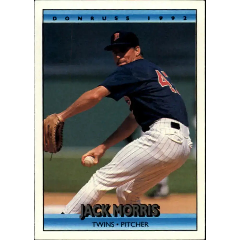 1992 Donruss #216 Jack Morris NM-MT Minnesota Twins Baseball Card - Baseball Card Single