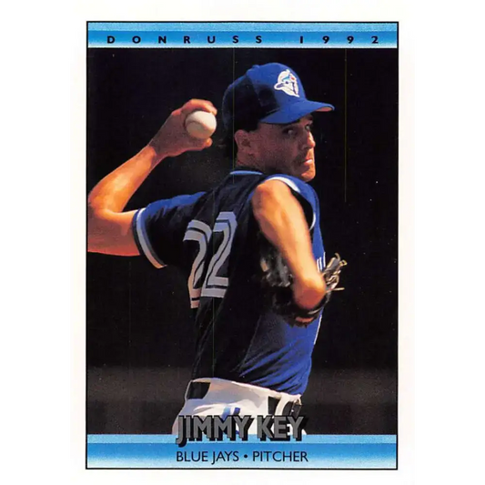 1992 Donruss #219 Jimmy Key NM-MT Toronto Blue Jays Baseball Card - Baseball Card Single