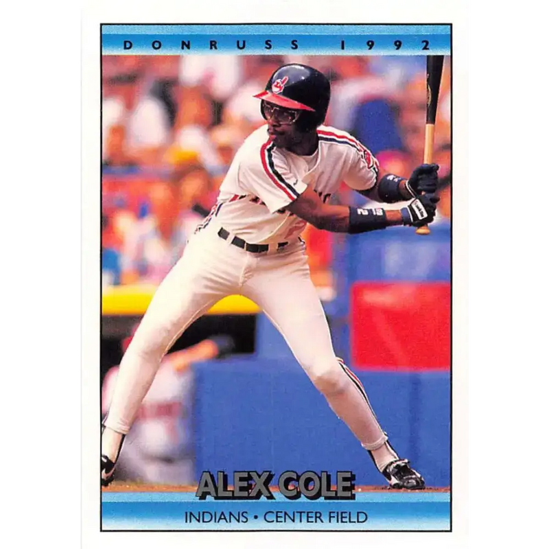 1992 Donruss #220 Alex Cole NM-MT Cleveland Indians Baseball Card - Baseball Card Single