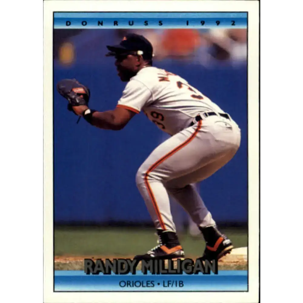1992 Donruss #222 Randy Milligan NM-MT Baltimore Orioles Baseball Card - Baseball Card Single