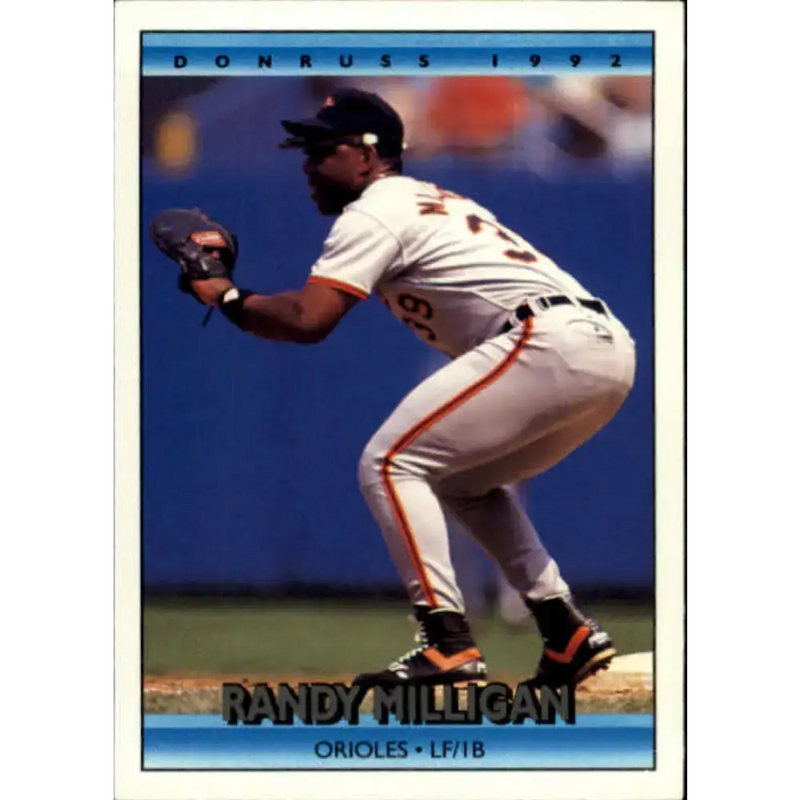 1992 Donruss #222 Randy Milligan NM-MT Baltimore Orioles Baseball Card - Baseball Card Single