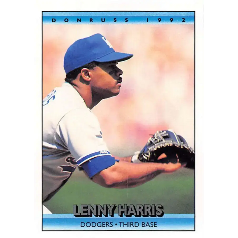 1992 Donruss #226 Lenny Harris NM-MT Los Angeles Dodgers Baseball Card - Baseball Card Single