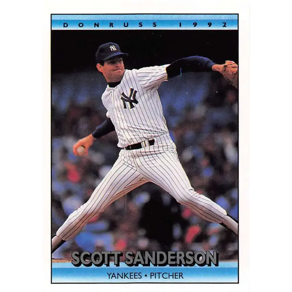 1992 Donruss #227 Scott Sanderson NM-MT New York Yankees Baseball Card - Baseball Card Single