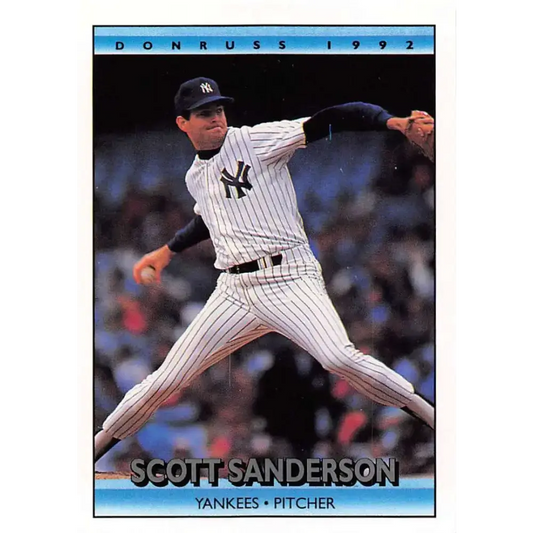 1992 Donruss #227 Scott Sanderson NM-MT New York Yankees Baseball Card - Baseball Card Single
