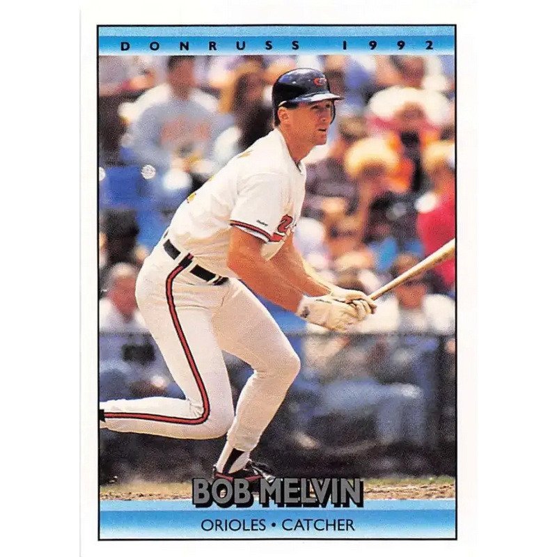 1992 Donruss #231 Bob Melvin NM-MT Baltimore Orioles Baseball Card - Baseball Card Single
