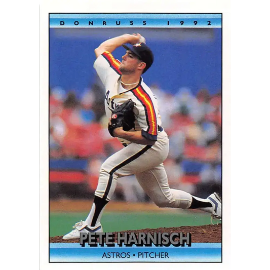1992 Donruss #235 Pete Harnisch NM-MT Houston Astros Baseball Card - Baseball Card Single
