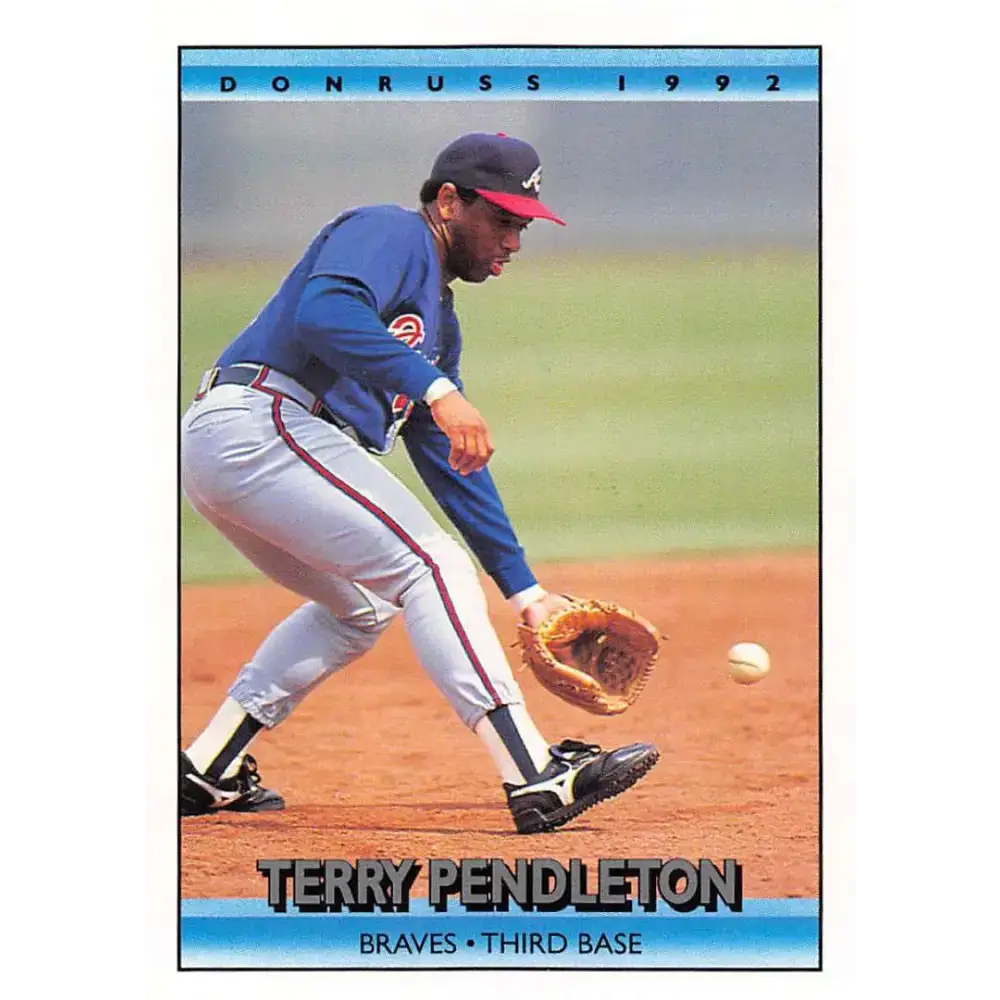 1992 Donruss #237 Terry Pendleton NM-MT Atlanta Braves Baseball Card - Baseball Card Single