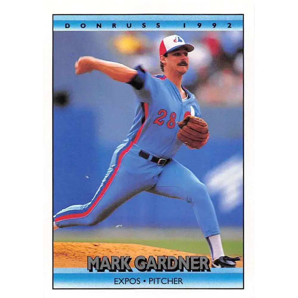 1992 Donruss #238 Mark Gardner NM-MT Montreal Expos Baseball Card - Baseball Card Single