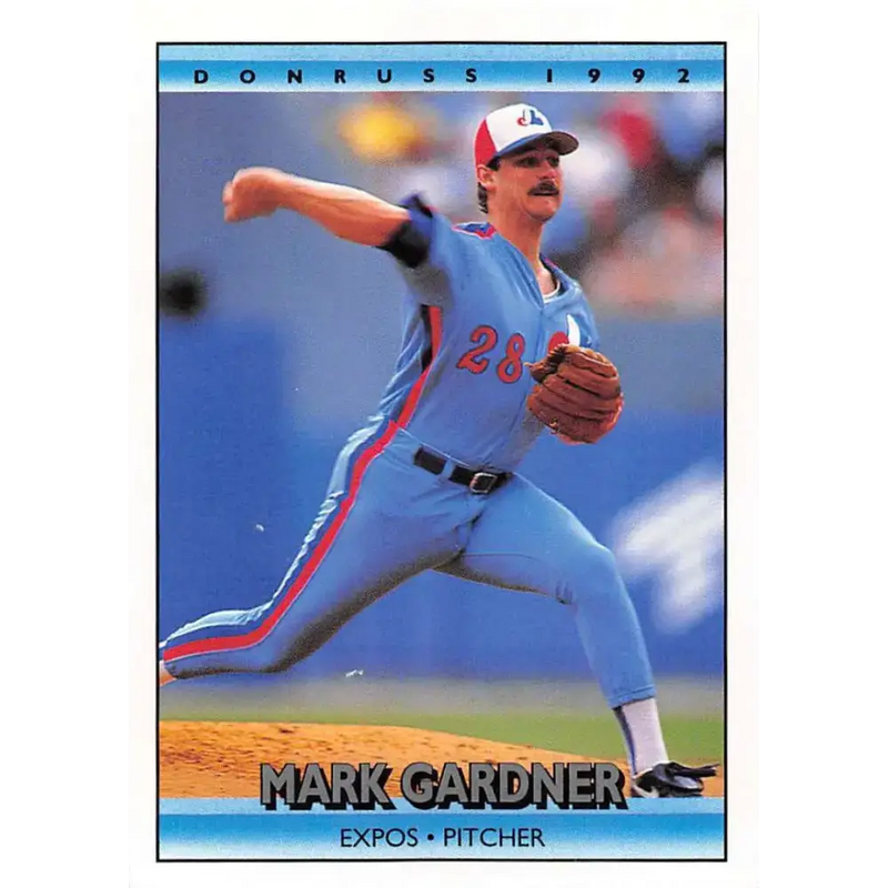 1992 Donruss #238 Mark Gardner NM-MT Montreal Expos Baseball Card - Baseball Card Single