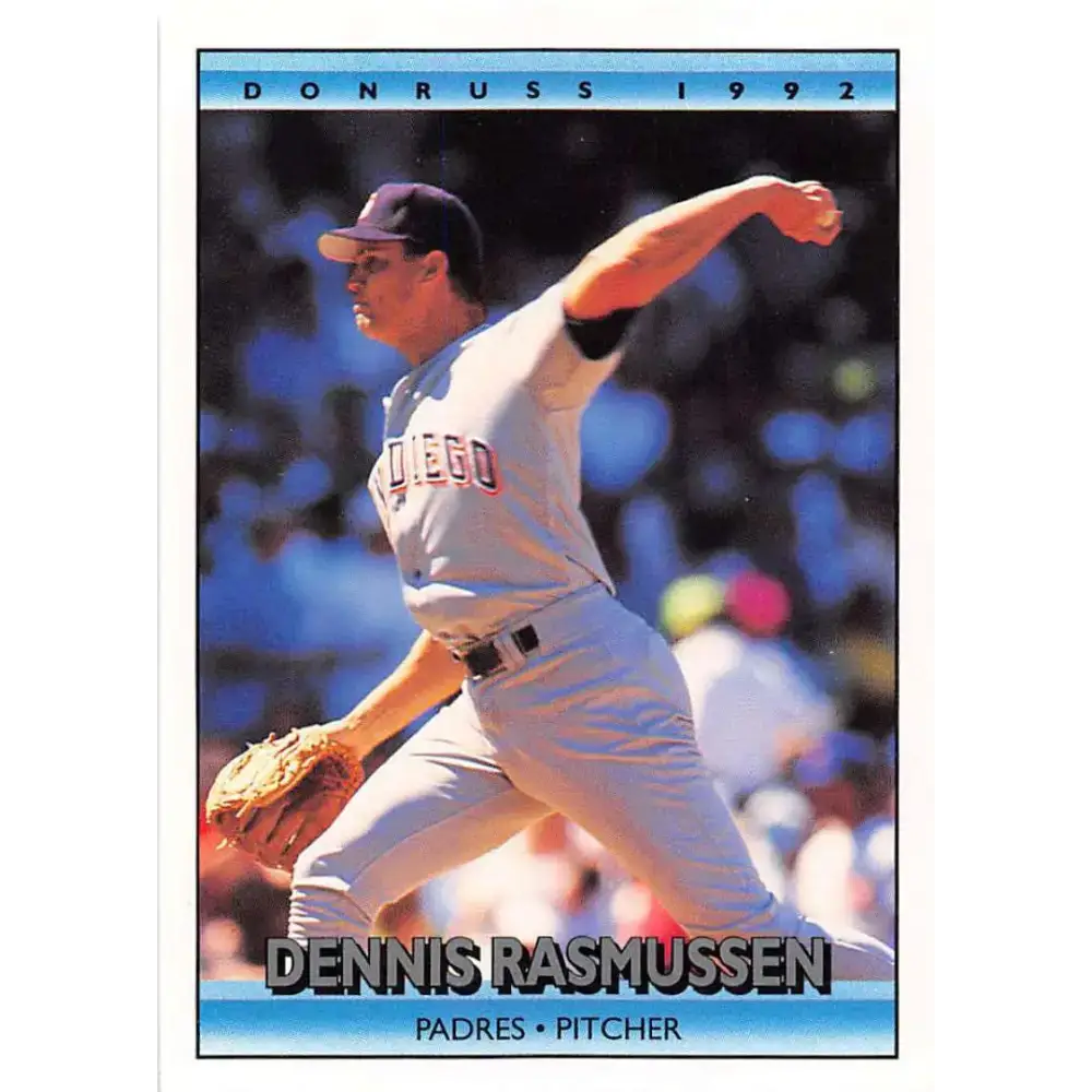 1992 Donruss #245 Dennis Rasmussen NM-MT San Diego Padres Baseball Card - Baseball Card Single