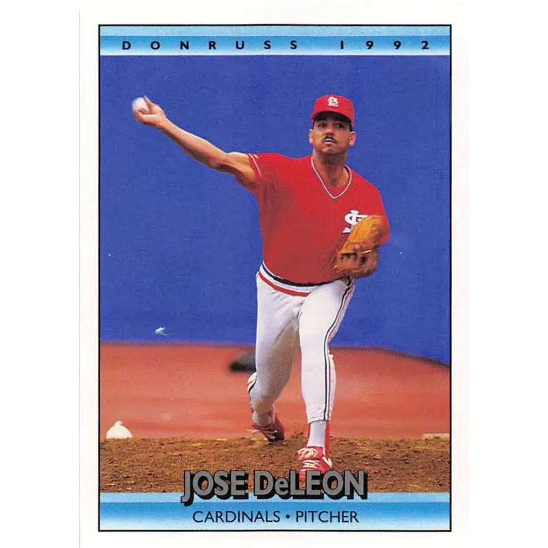 1992 Donruss #246 Jose DeLeon NM-MT St. Louis Cardinals Baseball Card - Baseball Card Single