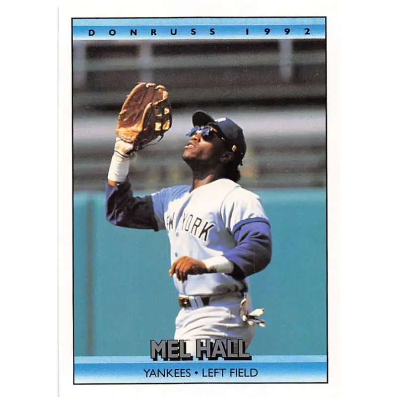 1992 Donruss #248 Mel Hall NM-MT New York Yankees Baseball Card - Baseball Card Single