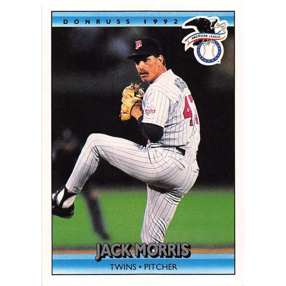 1992 Donruss #25 Jack Morris AS NM-MT Minnesota Twins Baseball Card - Baseball Card Single