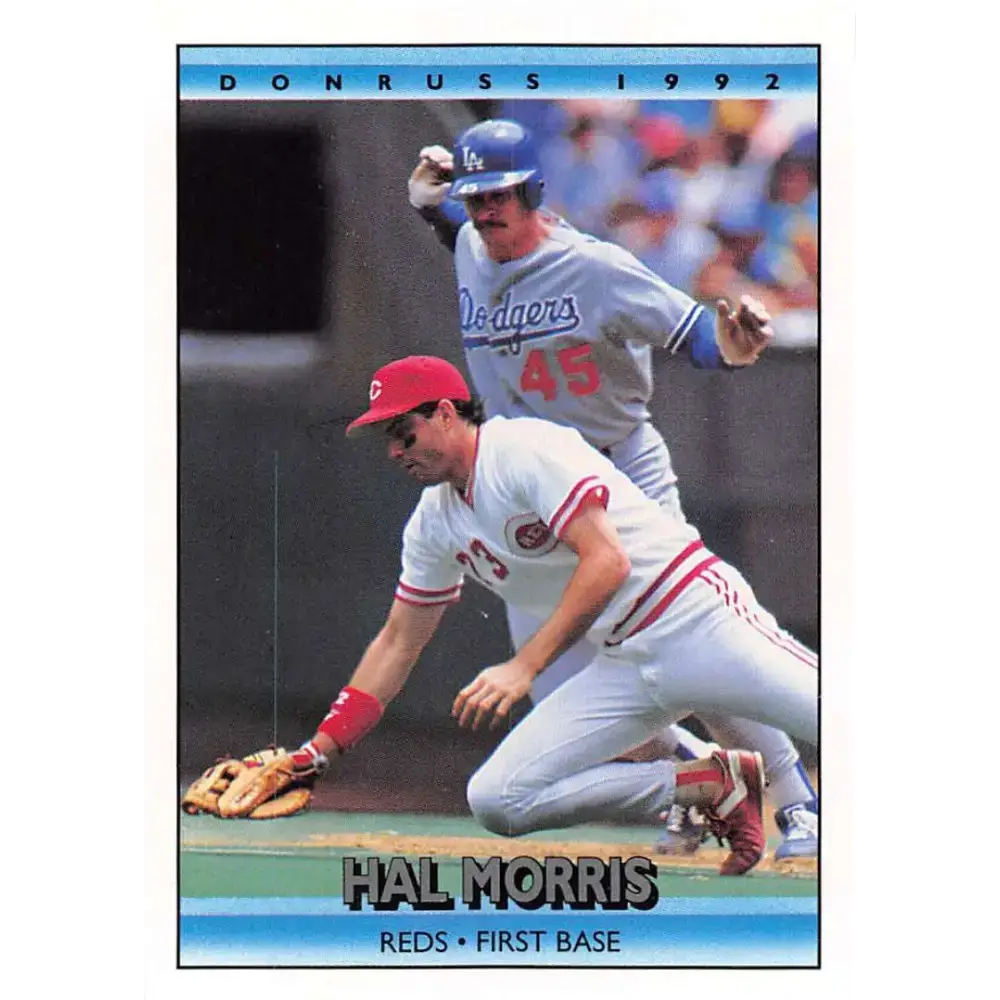 1992 Donruss #258 Hal Morris NM-MT Cincinnati Reds Baseball Card - Baseball Card Single