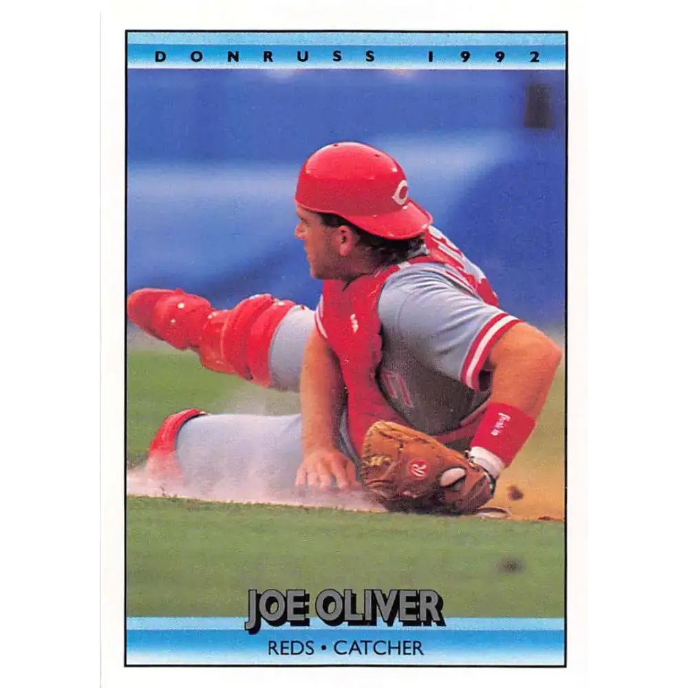 1992 Donruss #261 Joe Oliver NM-MT Cincinnati Reds Baseball Card - Baseball Card Single