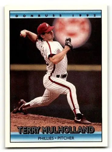 1992 Donruss #268 Terry Mulholland Philadelphia Phillies Baseball Ca ID:59132 - Baseball Card Single