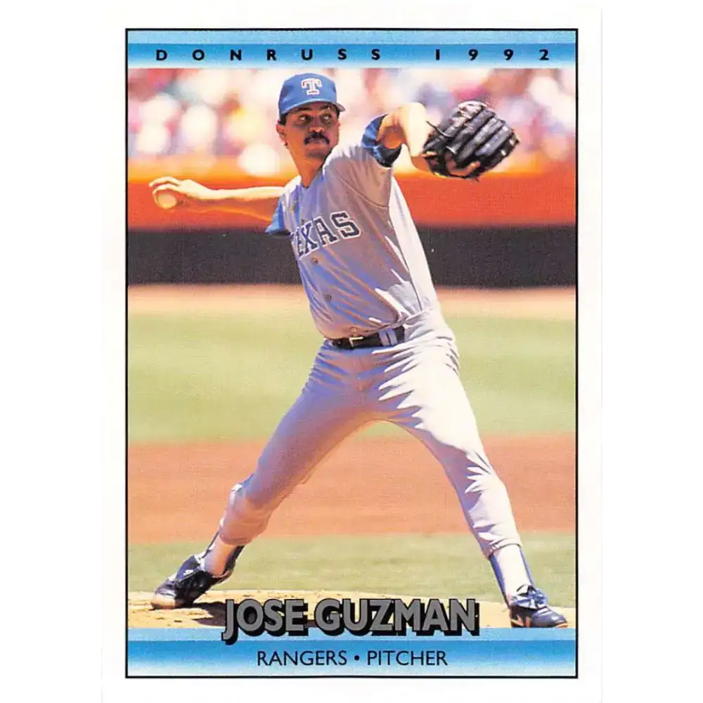 1992 Donruss #271 Jose Guzman NM-MT Texas Rangers Baseball Card - Baseball Card Single