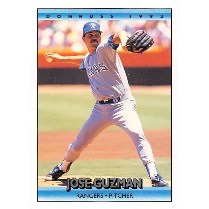 1992 Donruss #271 Jose Guzman NM-MT Texas Rangers Baseball Card - Baseball Card Single