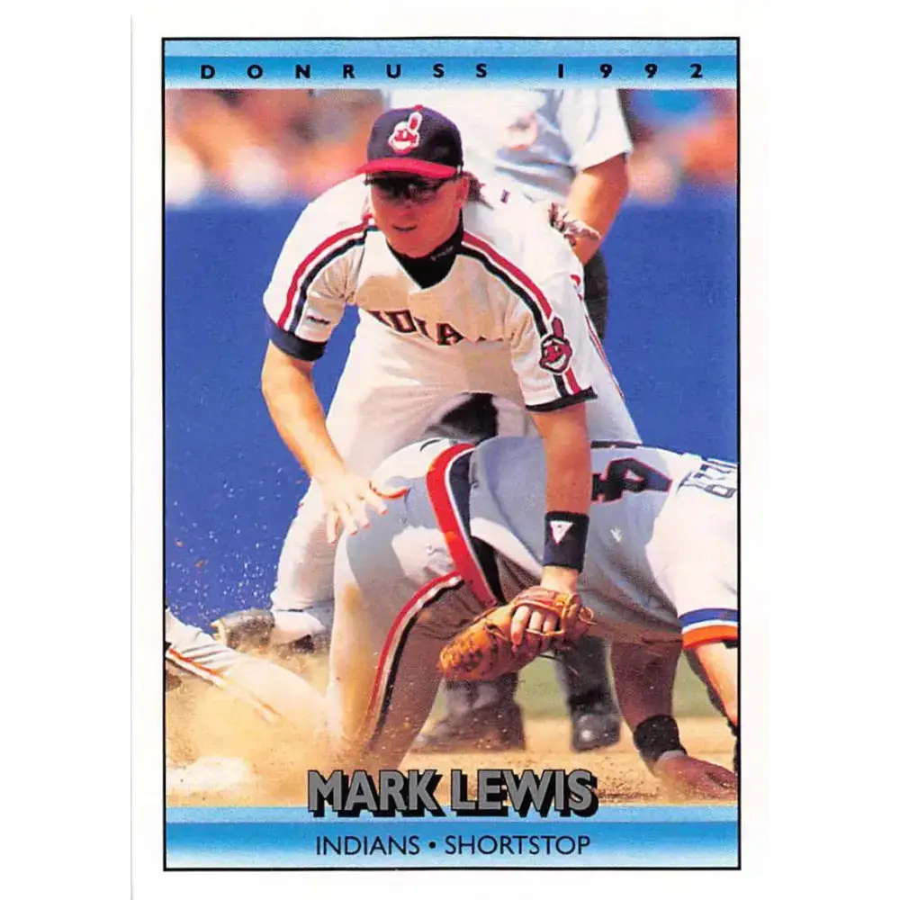 1992 Donruss #273 Mark Lewis NM-MT Cleveland Indians Baseball Card - Baseball Card Single