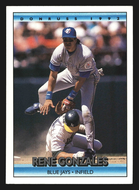 1992 Donruss #274 Rene Gonzales Toronto Blue Jays - Baseball Card Single